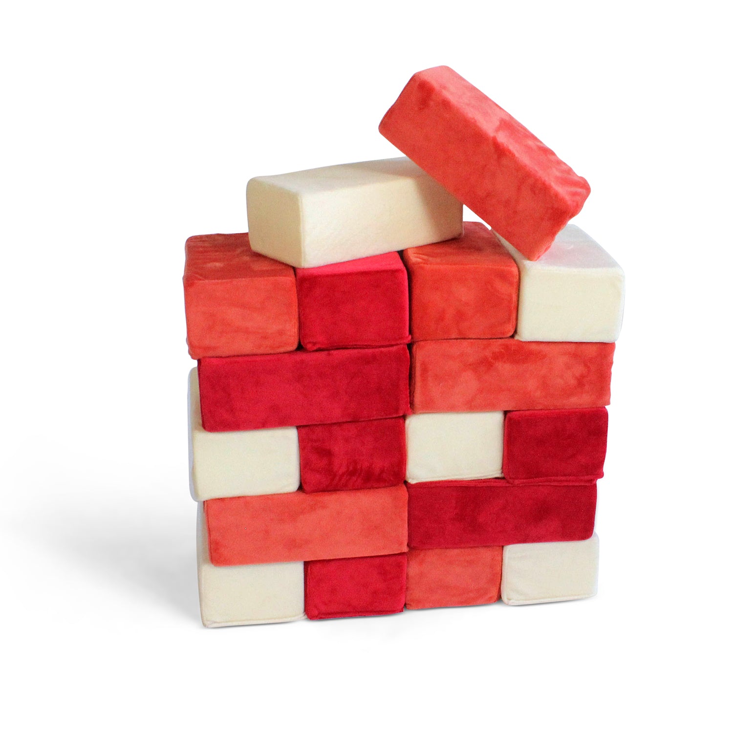 Plush Blocks Sets Premium Building Blocks in Attractive Color Packs